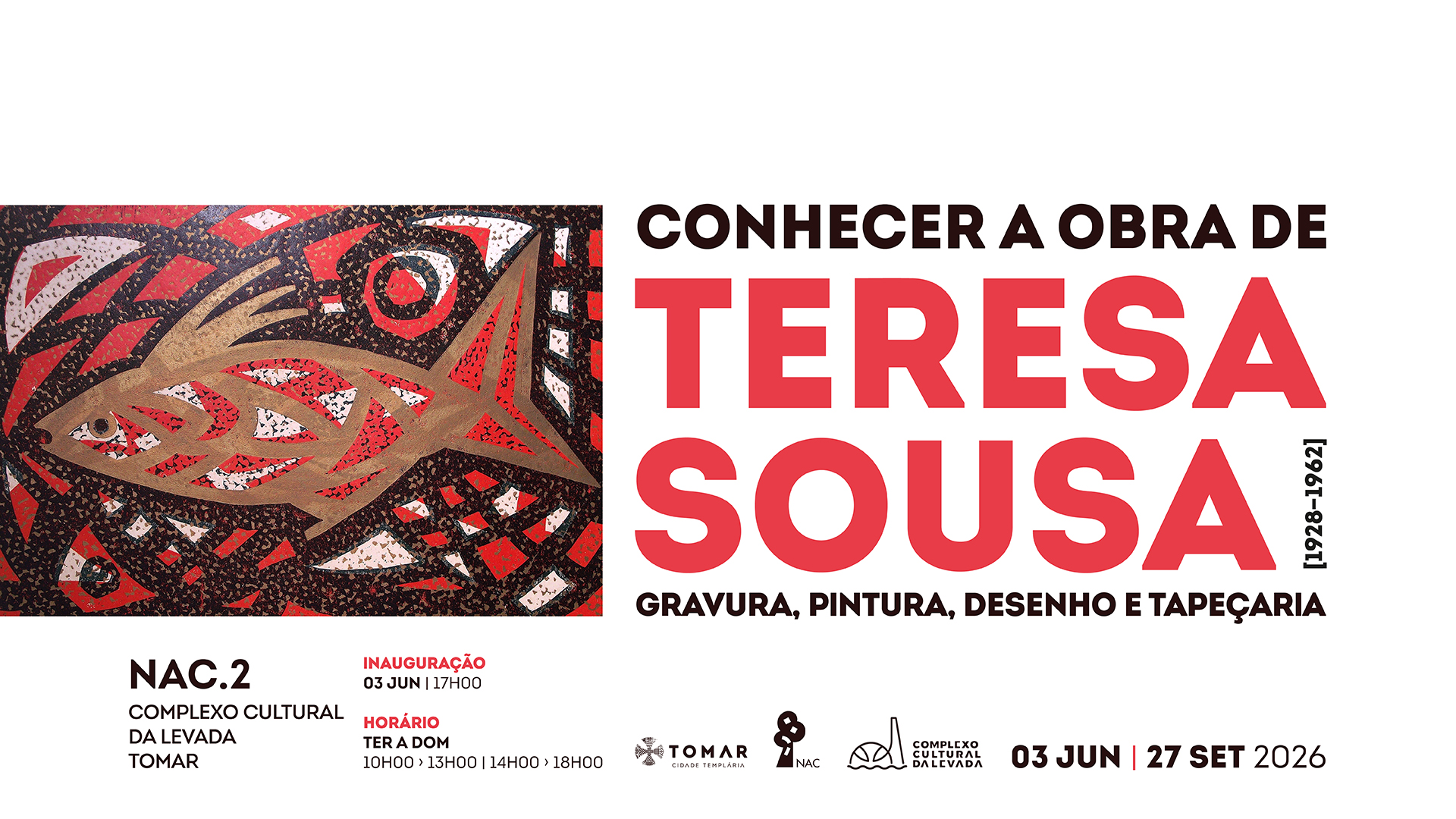 Conhecer a obra de Teresa Sousa (1928-1962) - gravura, pintura, desenho e tapeçaria
