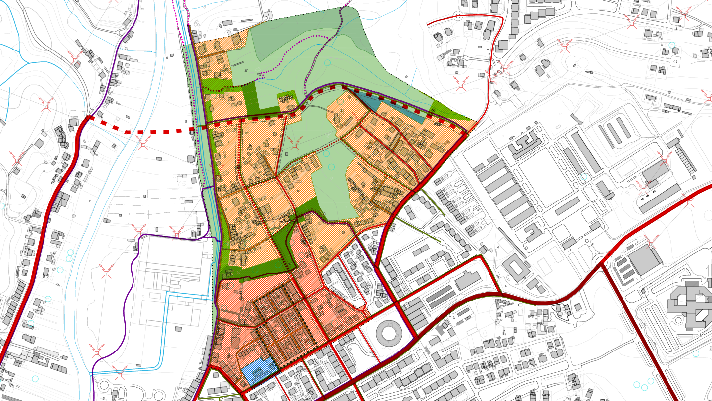 1ª fase do Estudo Urbanístico para a zona de Bacelos/Casal dos Frades