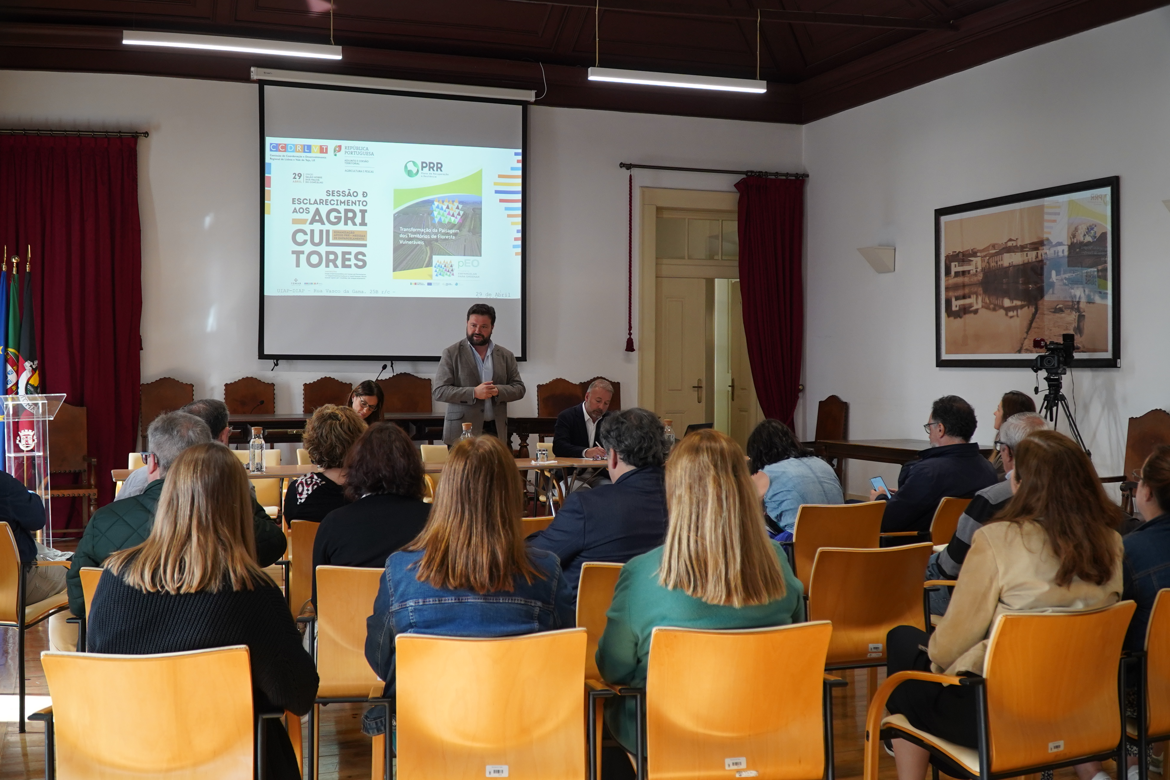 Sessão de Esclarecimento para Agricultores sobre Apoio PRR e Medidas de Emparcelamento