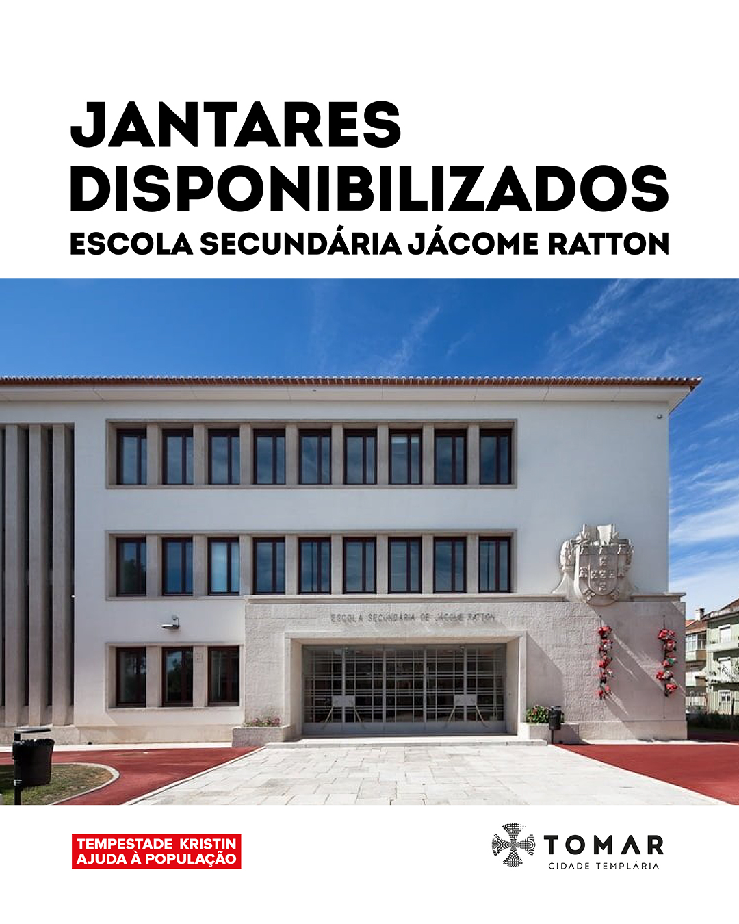 Município assegura refeições quentes à população afetada