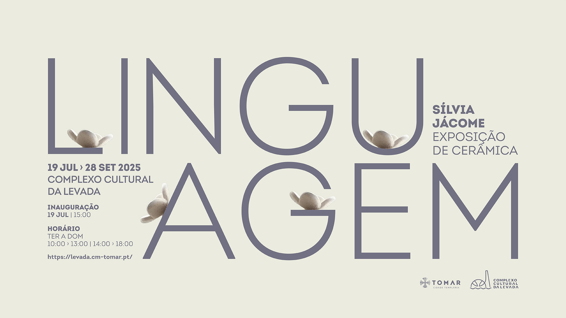 "Linguagem" Exposição de Cerâmica de Sílvia Jácome