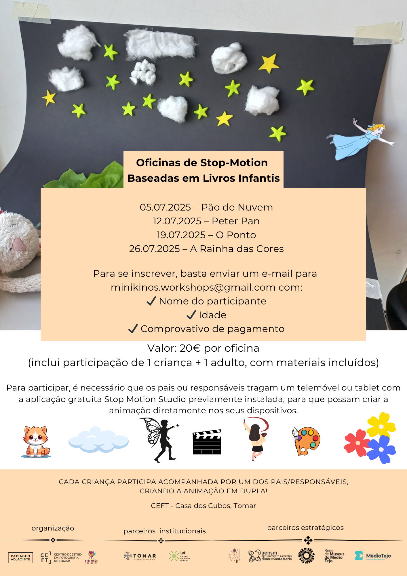 Oficinas de Stop-Motion baseadas em livros infantis