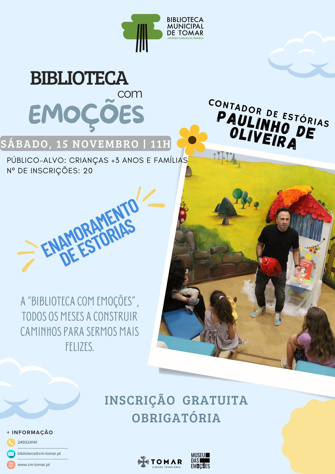 Biblioteca com Emoções
