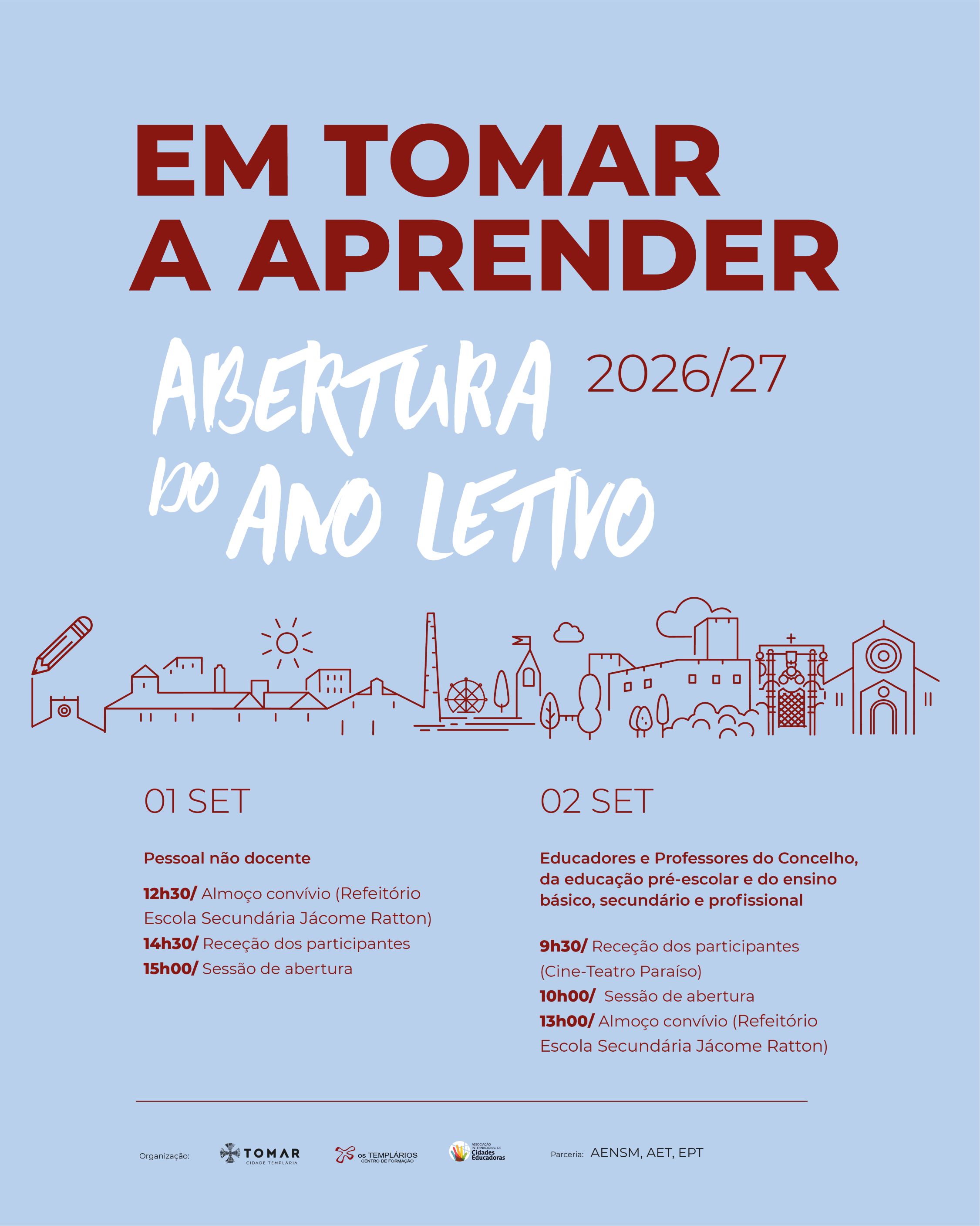 Em Tomar a aprender