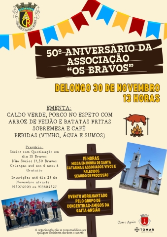 50.º Aniversário da Associação “Os Bravos”