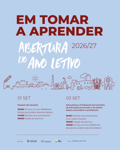 Em Tomar a aprender
